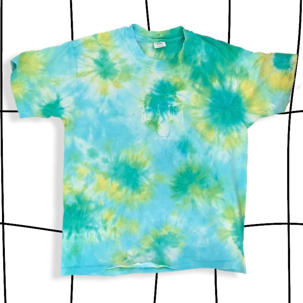 Reworked vintage Maui tie dye tee